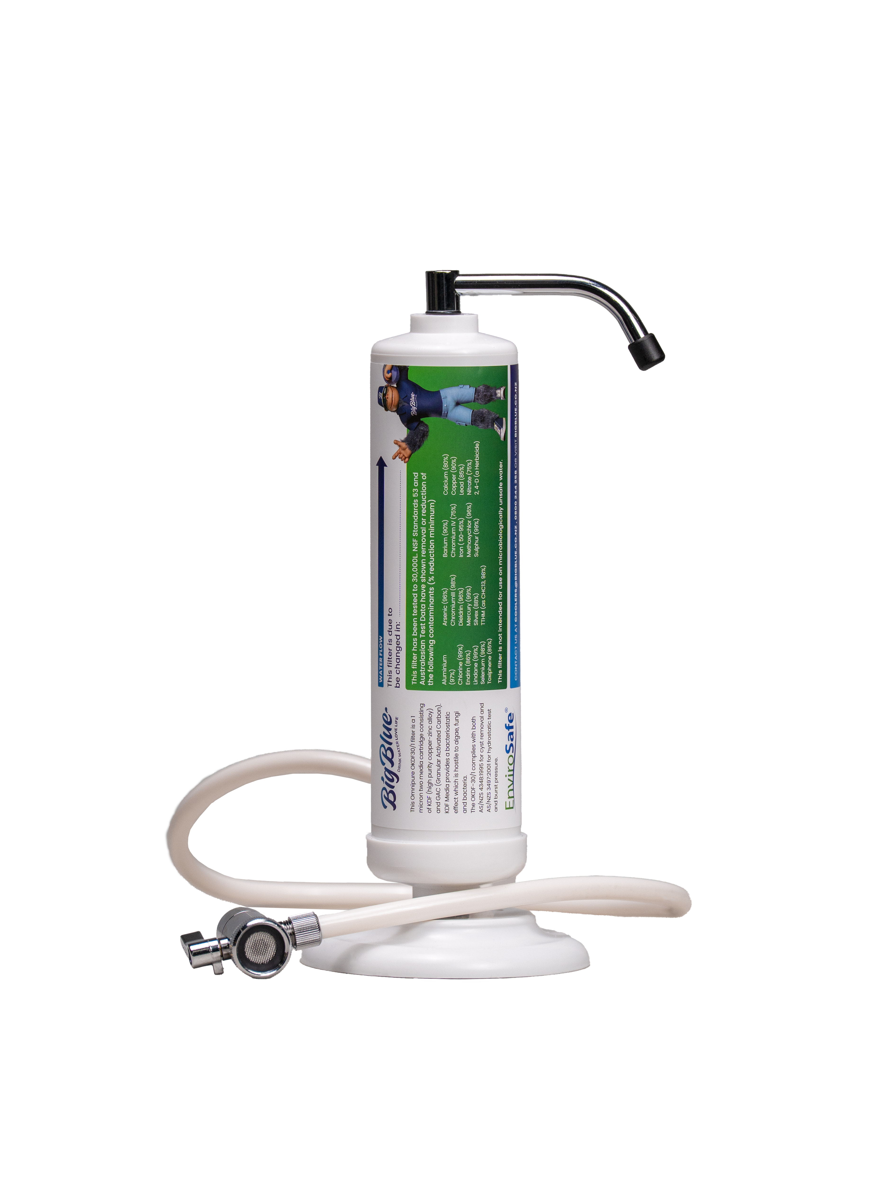 Filter With Divergent Tap Attachment